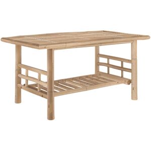 Rendez-Vous Deco Table basse de jardin en bambou Marron 90x45x50cm