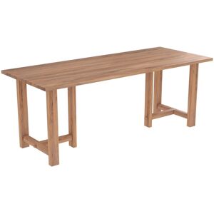 Rendez-Vous Deco Table rectangulaire 8 personnes en bois de teck recycle 200 cm Marron 200x75x80cm