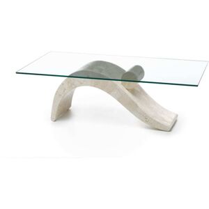 STONES Paloma - Table basse en verre - 120x70x40cm - Publicité STONES Paloma - Table basse en verre - 120x70x40cm - Publicité