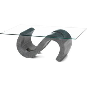 Table Basse Flexus 120x70 - Verre Trempé Gris - Publicité Table Basse Flexus 120x70 - Verre Trempé Gris - Publicité