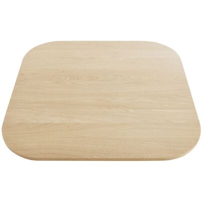 Maisons du Monde Plateau de table effet chêne 4 personnes L90 Beige 90x2.5x90cm - Publicité Maisons du Monde Plateau de table effet chêne 4 personnes L90 Beige 90x2.5x90cm - Publicité