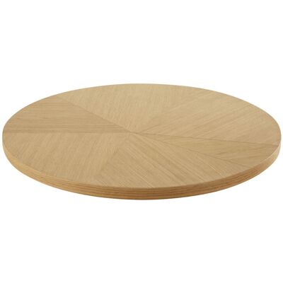 Maisons du Monde Plateau de table professionnel d'intérieur effet chêne motif géométrique 2/4 personnes D70 Beige 70x2.5x70cm - Publicité Maisons du Monde Plateau de table professionnel d'intérieur effet chêne motif géométrique 2/4 personnes D70 Beige 70x2.5x70cm - Publicité