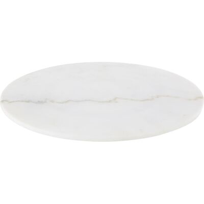 Maisons du Monde Plateau de table professionnel d'intérieur en marbre 2/4 personnes D70 Blanc 70x3x70cm - Publicité Maisons du Monde Plateau de table professionnel d'intérieur en marbre 2/4 personnes D70 Blanc 70x3x70cm - Publicité