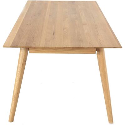 ZAGO Table Extensible Chêne Massif - 180cm - Publicité ZAGO Table Extensible Chêne Massif - 180cm - Publicité