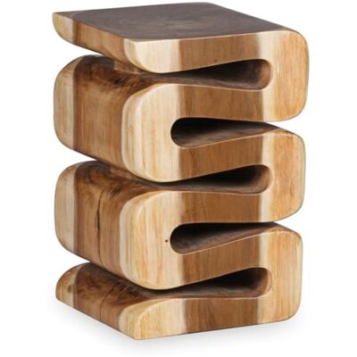 MOYCOR Tabouret carré en bois marron Marron 30x45x30cm - Publicité MOYCOR Tabouret carré en bois marron Marron 30x45x30cm - Publicité