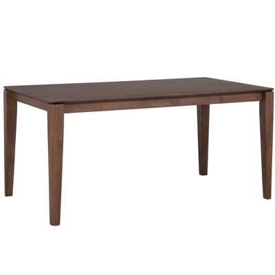 Beliani Table de salle à manger en 6 personnes l160 Marron 90x75x160cm - Publicité Beliani Table de salle à manger en 6 personnes l160 Marron 90x75x160cm - Publicité