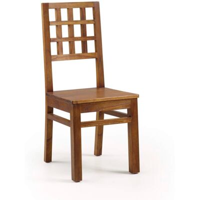 MOYCOR Chaise en bois marron Marron 45x100x50cm - Publicité MOYCOR Chaise en bois marron Marron 45x100x50cm - Publicité