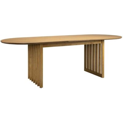Dutchbone Table à Manger Ovale Extensible - Moderne et Robuste - Publicité Dutchbone Table à Manger Ovale Extensible - Moderne et Robuste - Publicité