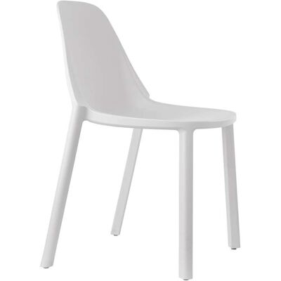 Chaise Piu Lino en Fibres de Verre Reinforcées Intérieur et Extérieur - Publicité Chaise Piu Lino en Fibres de Verre Reinforcées Intérieur et Extérieur - Publicité