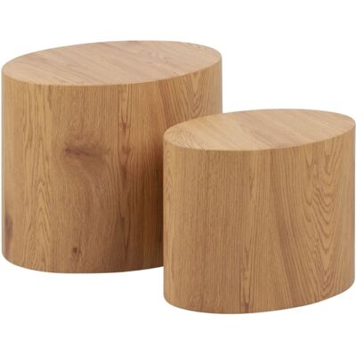 Mathi Design Set de tables aspect chêne Marron 33x40cm - Publicité Mathi Design Set de tables aspect chêne Marron 33x40cm - Publicité
