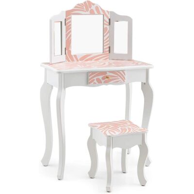 GOPLUS - Kids Makeup Desk Set - Miroir à 3 faces - Publicité GOPLUS - Kids Makeup Desk Set - Miroir à 3 faces - Publicité
