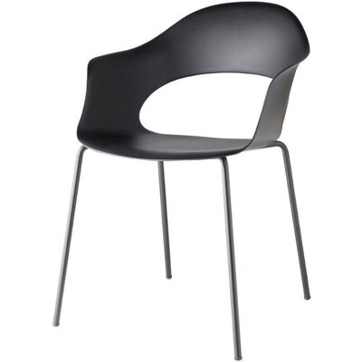 Chaise Lady B noire de Scab design - Chaise - Publicité Chaise Lady B noire de Scab design - Chaise - Publicité