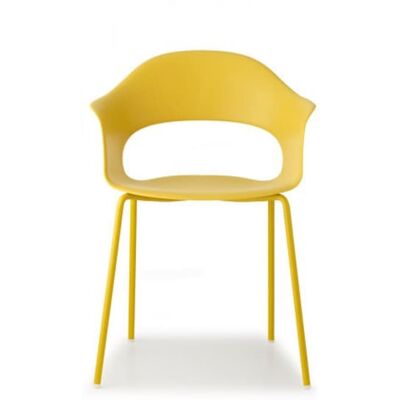 Lady B Chaise Jaune - Usage intérieur/extérieur Robuste et décorative - Publicité Lady B Chaise Jaune - Usage intérieur/extérieur Robuste et décorative - Publicité
