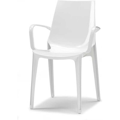 Scab Design Chaise design en plastique blanc Blanc 55x88x57cm - Publicité Scab Design Chaise design en plastique blanc Blanc 55x88x57cm - Publicité