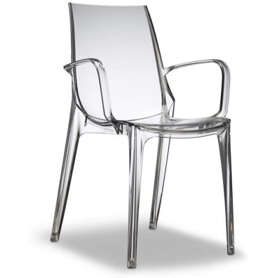Scab Design Chaise design en plastique transparent Transparent 55x88x57cm - Publicité Scab Design Chaise design en plastique transparent Transparent 55x88x57cm - Publicité