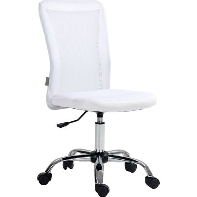 Vinsetto Chaise de bureau ergonomique hauteur réglable maille blanc Blanc 43x100x58cm - Publicité Vinsetto Chaise de bureau ergonomique hauteur réglable maille blanc Blanc 43x100x58cm - Publicité