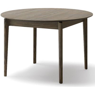 Selsey Table extensible ronde aspect chêne foncé 120 240 x 120 cm Marron 120x77x120cm - Publicité Selsey Table extensible ronde aspect chêne foncé 120 240 x 120 cm Marron 120x77x120cm - Publicité