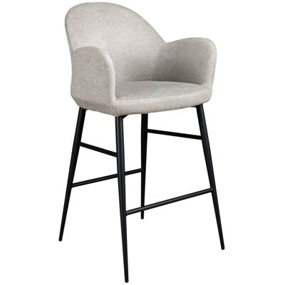 Angel Cerda Tabouret en tissu gris clair Gris 0x96x56cm - Publicité Angel Cerda Tabouret en tissu gris clair Gris 0x96x56cm - Publicité