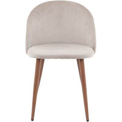 IDIMEX Chaise de salle à manger (2x) en velours, gris foncé Gris 49x76x52cm - Publicité IDIMEX Chaise de salle à manger (2x) en velours, gris foncé Gris 49x76x52cm - Publicité