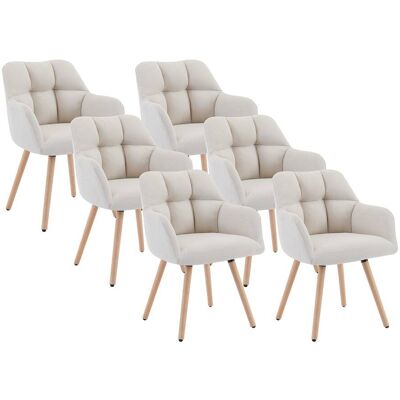 Fauteuil Pega de Pascal MORABITO - Velours et Bois - Beige - Style Vintage Moderne - Publicité Fauteuil Pega de Pascal MORABITO - Velours et Bois - Beige - Style Vintage Moderne - Publicité