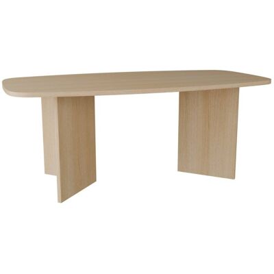 Selsey Table à manger rectangulaire, 190 cm, finition effet chêne Beige 100x75x190cm - Publicité Selsey Table à manger rectangulaire, 190 cm, finition effet chêne Beige 100x75x190cm - Publicité