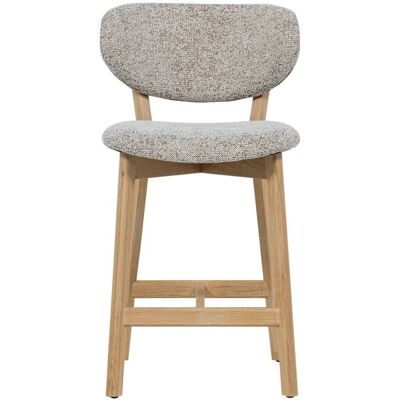 WOOOD Chaise de bar en bois de chêne naturel Beige 58x94x51cm - Publicité WOOOD Chaise de bar en bois de chêne naturel Beige 58x94x51cm - Publicité
