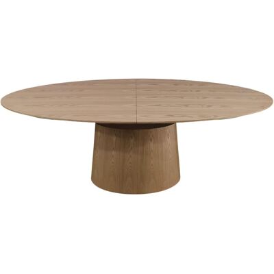 Kare Design Table à manger ovale 6/8 personnes extensible effet chêne l200/250 Marron 200x76x110cm - Publicité Kare Design Table à manger ovale 6/8 personnes extensible effet chêne l200/250 Marron 200x76x110cm - Publicité