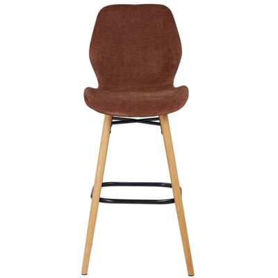 Zago Store - Keri - Acajou - Tissu soft touch - Chaise - Publicité Zago Store - Keri - Acajou - Tissu soft touch - Chaise - Publicité