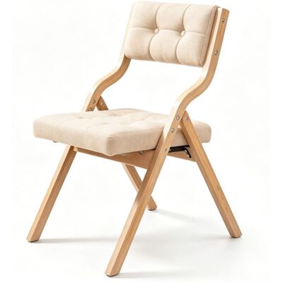 Hauss Spole Lot de 2 chaises pliantes rembourrées en panneau de particules kaki Marron 61x77x48cm - Publicité Hauss Spole Lot de 2 chaises pliantes rembourrées en panneau de particules kaki Marron 61x77x48cm - Publicité