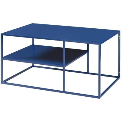 Helloshop26 Table basse console d'appoint bleue 45 x 90 x 60 cm Bleu 45x60x90cm - Publicité Helloshop26 Table basse console d'appoint bleue 45 x 90 x 60 cm Bleu 45x60x90cm - Publicité
