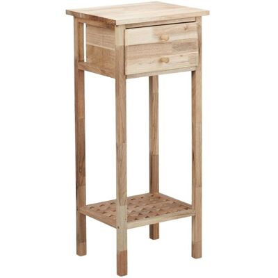 Helloshop26 Table d appoint noyer console marron 30 x 35 x 80 cm Marron 30x80x35cm - Publicité Helloshop26 Table d appoint noyer console marron 30 x 35 x 80 cm Marron 30x80x35cm - Publicité