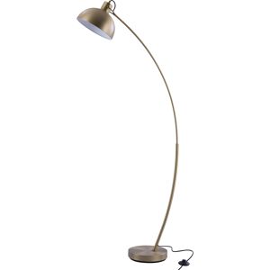 Rendez-Vous Deco Lampadaire en metal couleur laiton Or 88x160x25cm