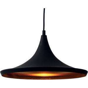 Keria Suspension en metal noir Noir 36x120x36cm