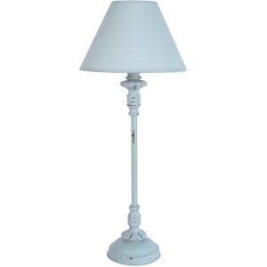 Tosel Lampe chevet 22cm metal gris Gris 22x62x22cm