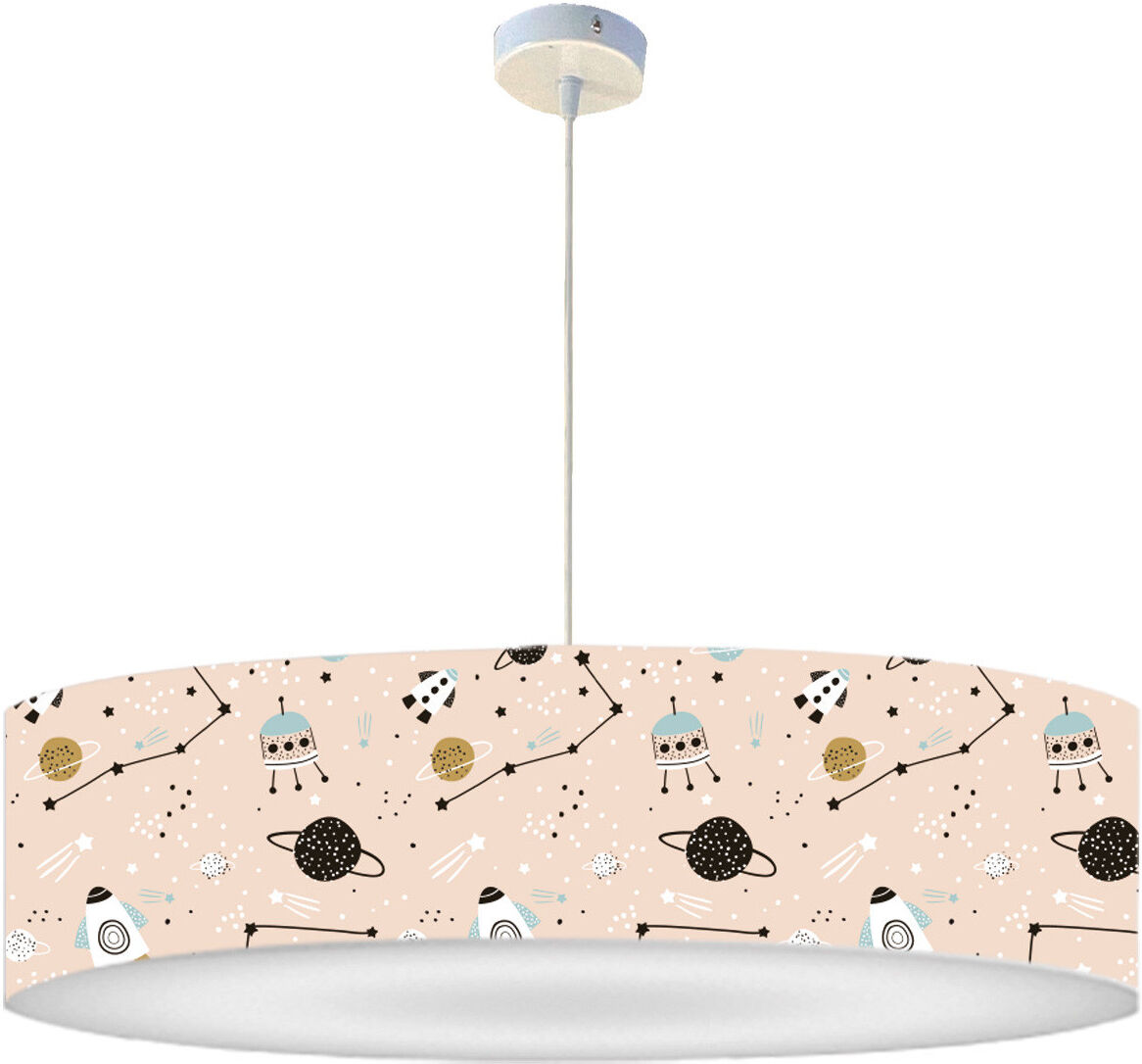 Abat-jours Suspension Enfant Planète Nymphéa D: 50 x H: 25 Beige 50x25x50cm