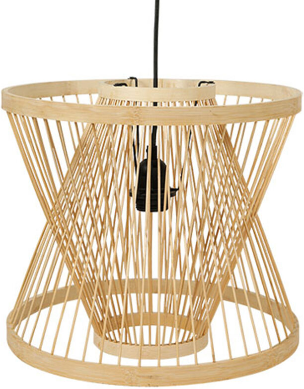 Jardideco Suspension Bambou D24cm Beige 36x30x36cm