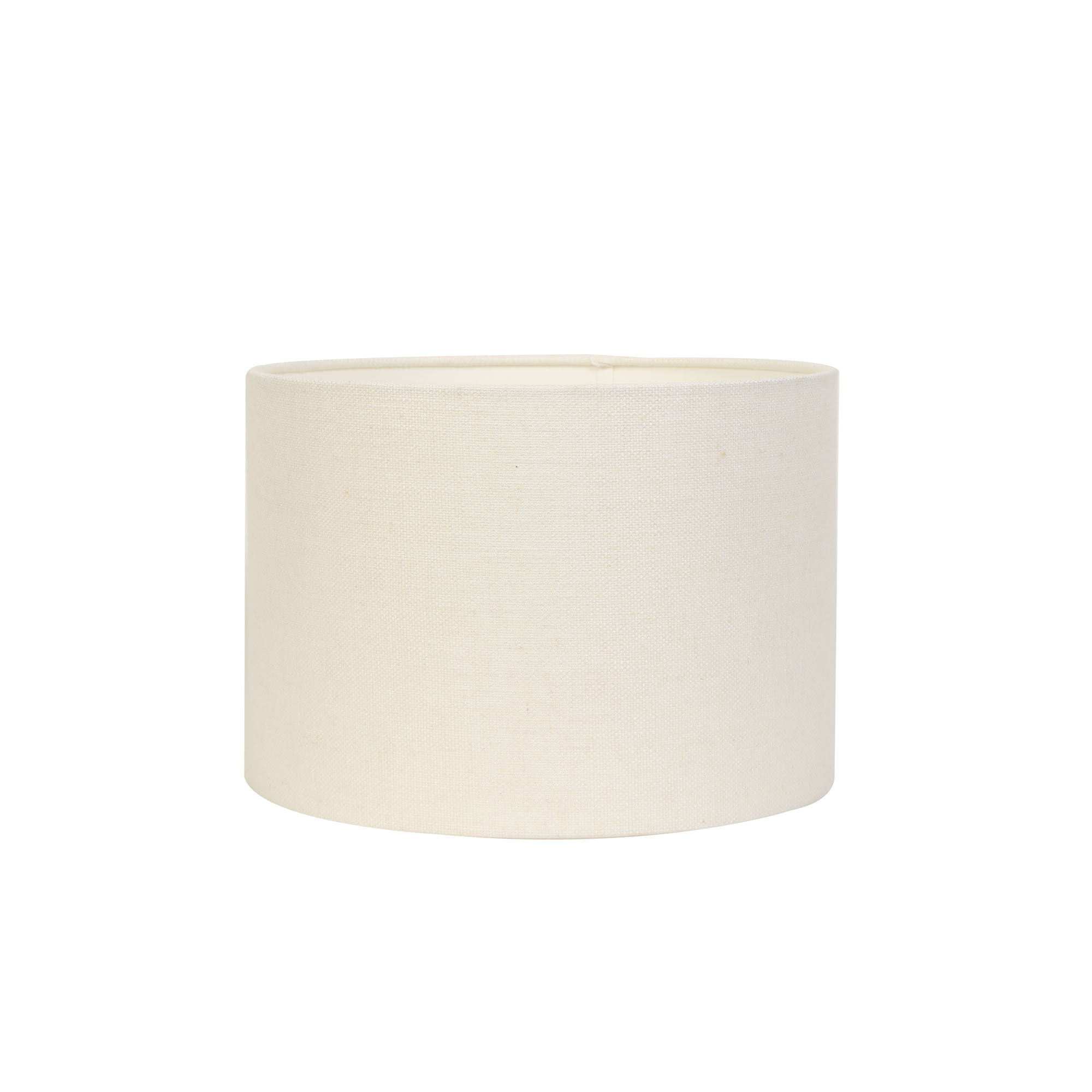 Light & Living Abat-jour cylindrique textile blanc Ø50x38cm Blanc 50x38x50cm