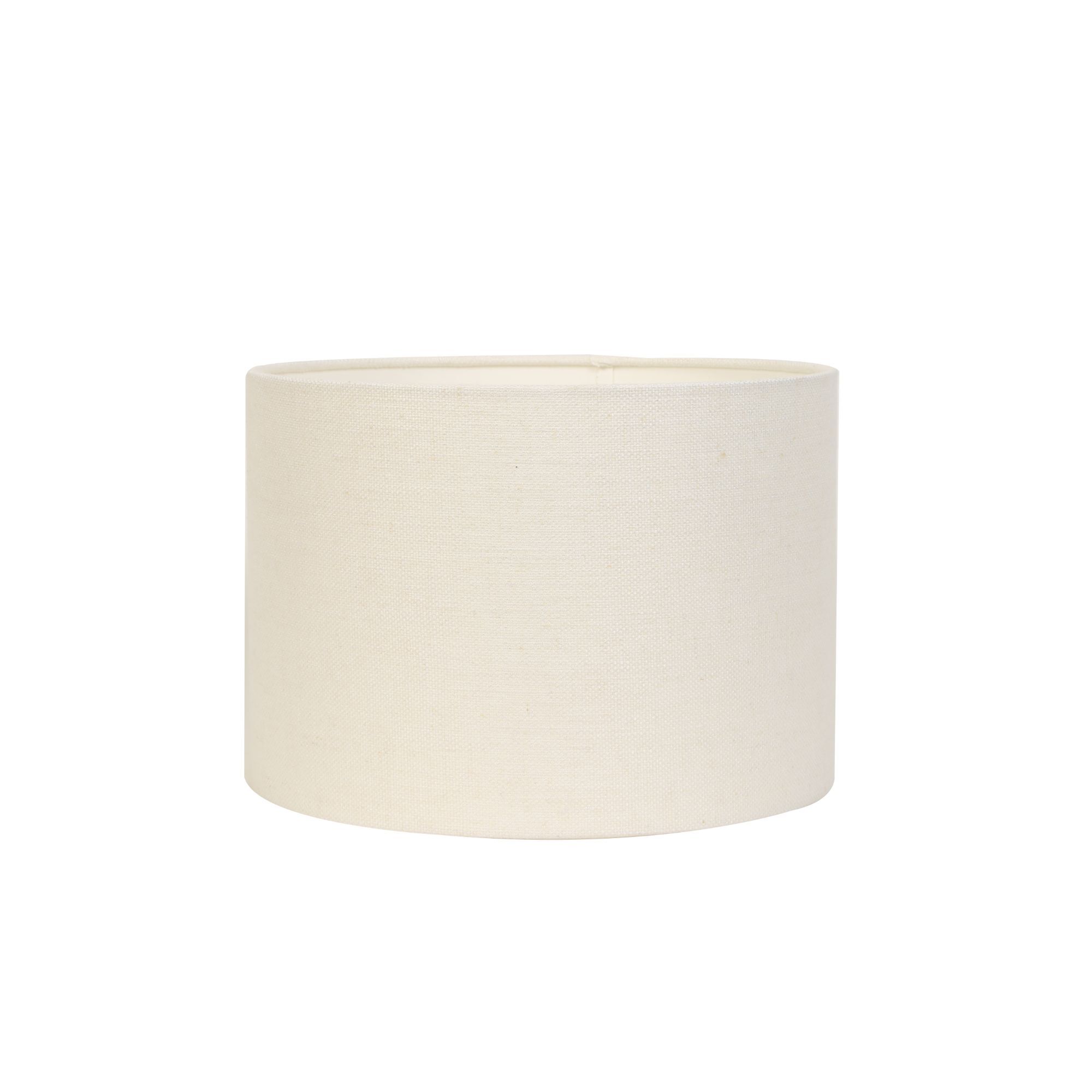 Light & Living Abat-jour cylindrique blanc coton ø40cm Blanc 43x34x43cm