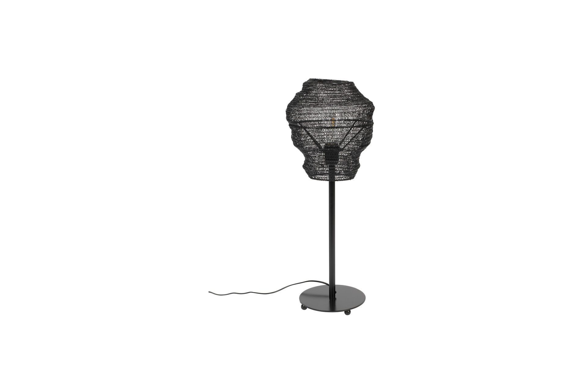 BOITE A DESIGN Lampe design en métal noir Noir 27x9x27cm