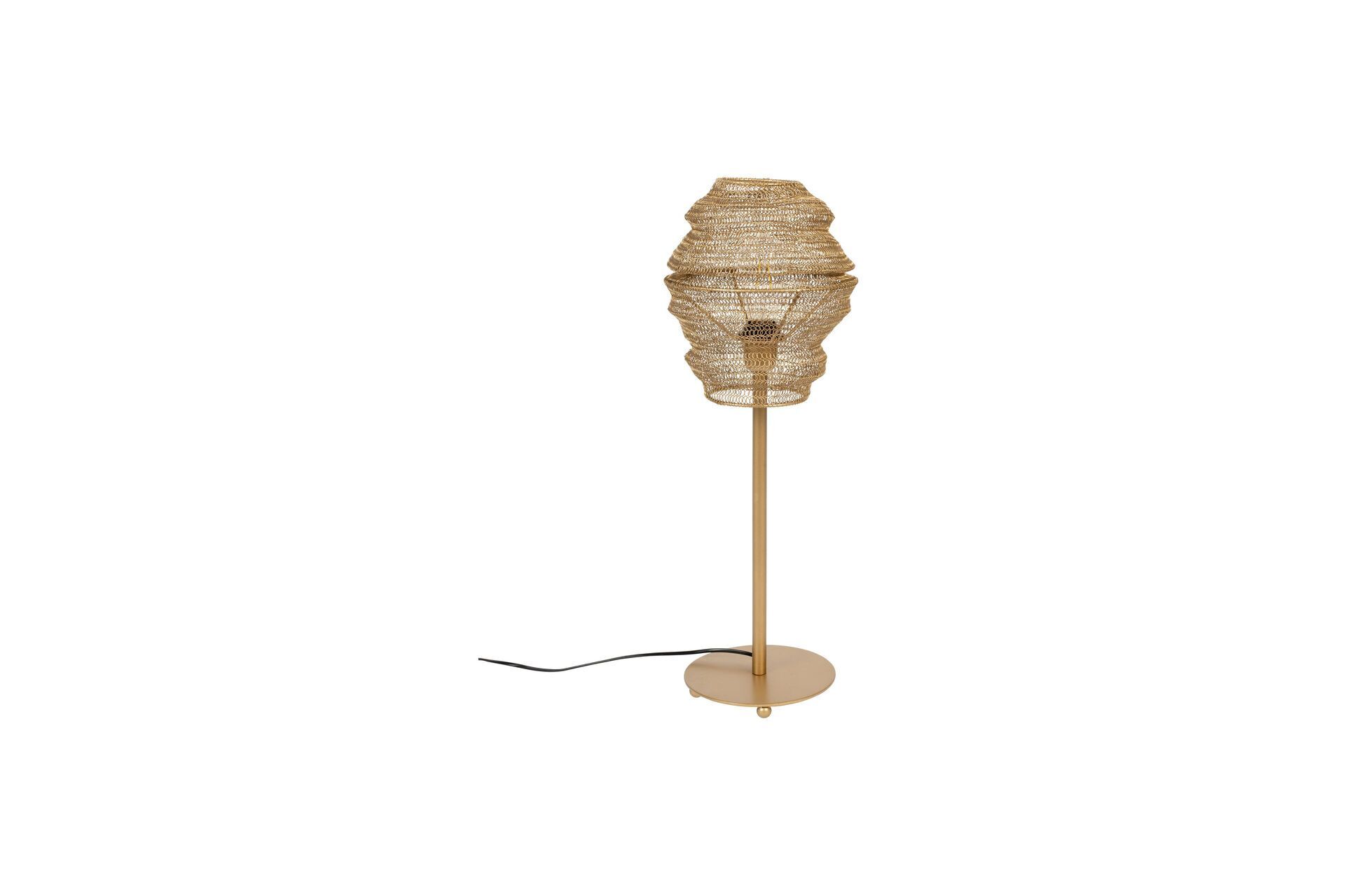 BOITE A DESIGN Lampe design en métal laiton Or 27x9x27cm
