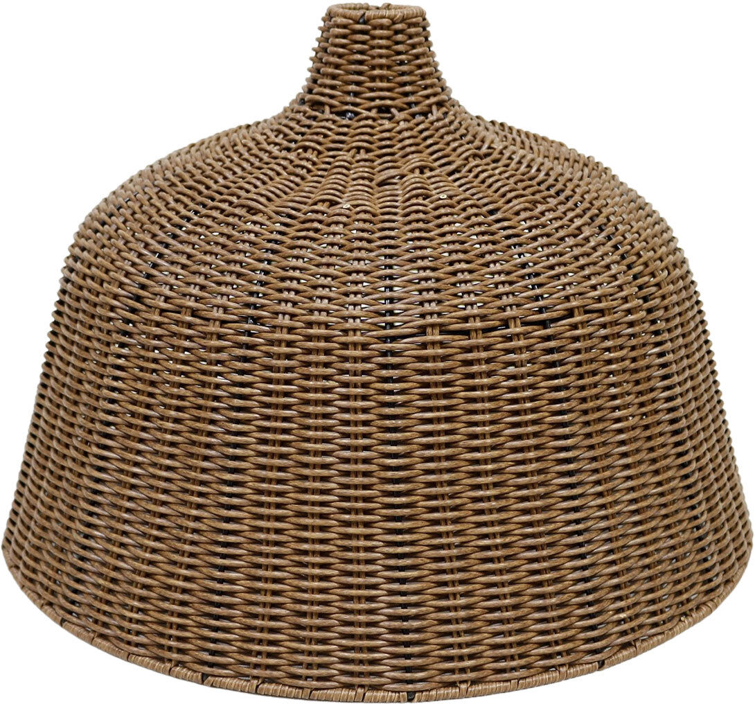 Decoclico Suspension cloche XL en polyrotin Marron 50x35x50cm