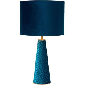 Lampea Lampe De Table en métal turquoise 47 cm Bleu 25x47x25cm