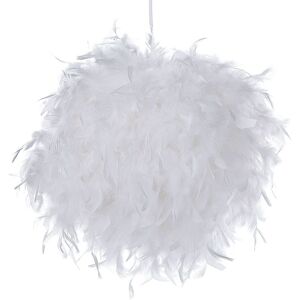 Beliani Lampe suspension blanche Blanc 40x154x40cm