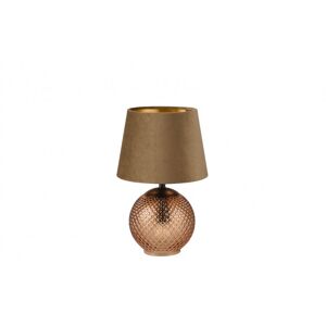 Trio Lampe design en verre marron Marron 16x9x16cm