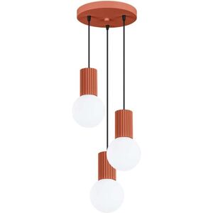 Sollux Lighting Lampe à suspension aluminium ocre rouge H 125 cm Rouge 25x125x25cm - Publicité Sollux Lighting Lampe à suspension aluminium ocre rouge H 125 cm Rouge 25x125x25cm - Publicité
