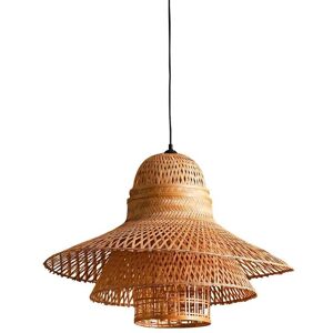 Becquet Suspension en bois beige Unique Beige 60x41x600cm - Publicité Becquet Suspension en bois beige Unique Beige 60x41x600cm - Publicité