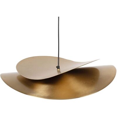 Maisons du Monde Suspension aérienne en acier doré, Ø61 cm Doré 60.5x100x60.5cm - Publicité Maisons du Monde Suspension aérienne en acier doré, Ø61 cm Doré 60.5x100x60.5cm - Publicité