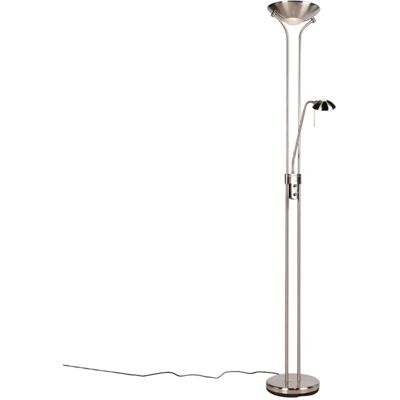 QAZQA Lampe sur pied moderne en acier avec LED et variateur - Diva 2 - Publicité QAZQA Lampe sur pied moderne en acier avec LED et variateur - Diva 2 - Publicité