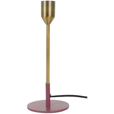 C-Création Pied de lampe grand modèle en métal doré, socle Rose 0x34cm - Publicité C-Création Pied de lampe grand modèle en métal doré, socle Rose 0x34cm - Publicité