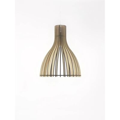 Atelier Loupiote Suspension bois naturel Multicolore 36x45x36cm - Publicité Atelier Loupiote Suspension bois naturel Multicolore 36x45x36cm - Publicité